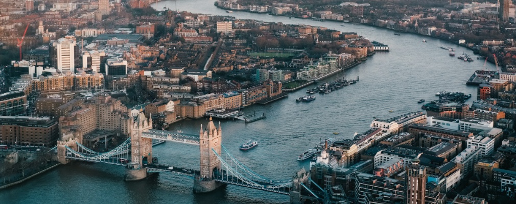 Die Themse in London